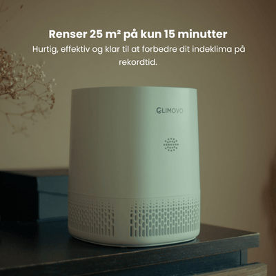 Climovo luftrenser renser 25 m² på kun 15 minutter – hurtigt og effektivt